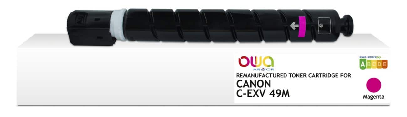 Cartouche jet d'encre OWA K40046OW Compatible Canon C-EXV 49 M Magenta