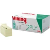 Essuie-mains Viking Standard Pliage en V Vert 2 épaisseurs 15 Unités de 250 Feuilles