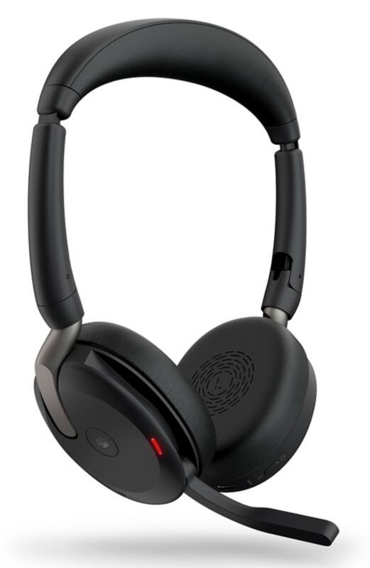 Jabra Evolve2 65 Flex MS Kabellos Headset Kopfbügel USB, Bluetooth Mit Bluetooth Active Noise Cancelling Mit Mikrofon Stereo Schwarz