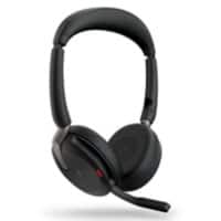 Jabra Evolve2 65 Flex MS Kabellos Headset Kopfbügel USB<multisep/>Bluetooth Mit Bluetooth Active Noise Cancelling Mit Mikrofon Stereo Schwarz
