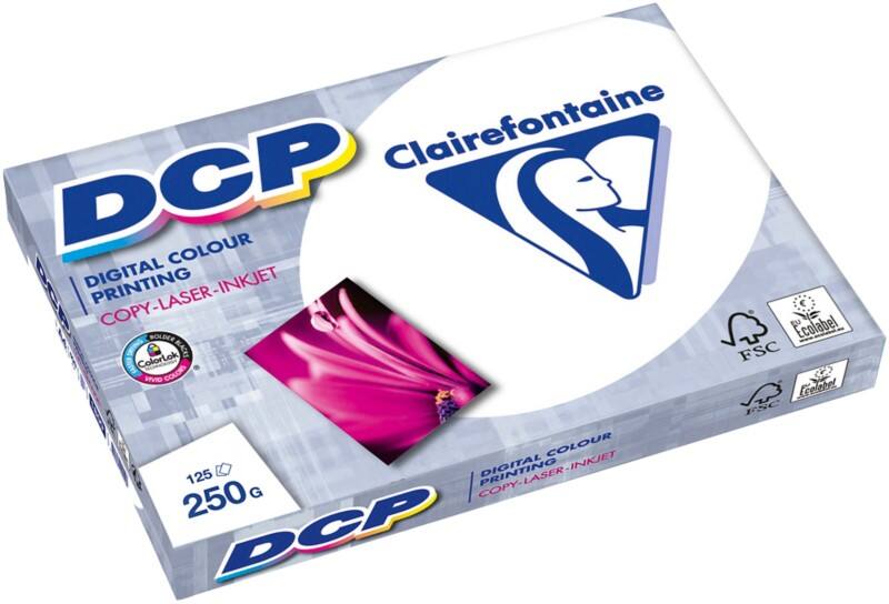 Clairefontaine DCP DIN A3 Druckerpapier Weiß 250 g/m² Glatt 125 Blatt