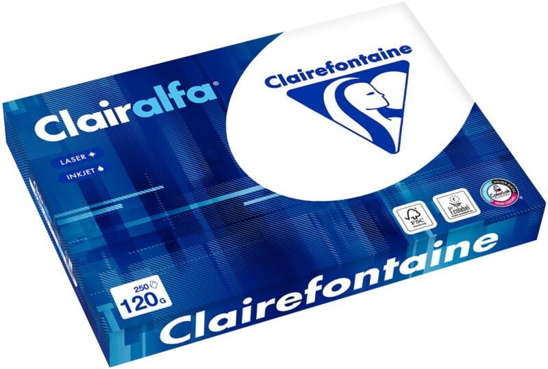 Clairefontaine Clairalfa DIN A3 Druckerpapier Weiß 120 g/m² 250 Blatt