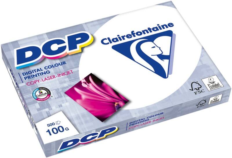 Papier imprimante DCP A3 Clairefontaine Blanc 100 g/m² Lisse 500 Feuilles