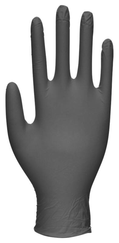 Gants jetables Nitrex Nitrile Non poudrés Small (S) Noir 100 unités