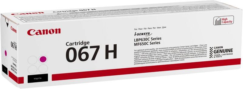 Canon 067 H Original Tonerkartusche Magenta