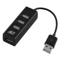 ACT USB-Hub AC6205 4 USB-A Schwarz