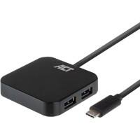 ACT USB-Hub AC6410 4 USB-A Schwarz