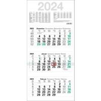 Kalender M3GL 2023 Papier Weiß D, GB, F, E