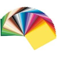 Folia Bastelpapier Farbig assortiert 130 g/m² 50 Blatt