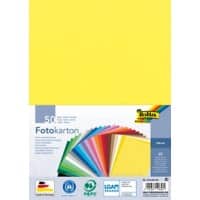 Folia Farbiges Papier Farbig Assortiert Fotokarton A4 614/50 99 50 Blatt