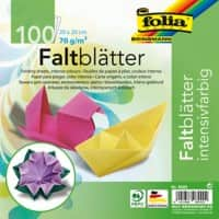 Papier de création Folia Assortiment 70 g/m² 100 Feuilles