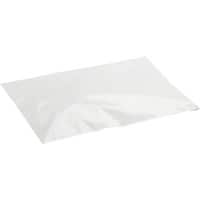 Pochette de sécurité RAJA PE (Polyéthylène) Sans Fenêtre 350 (l) x 250 (H) mm Fermeture à rabat Blanc 100 Unités