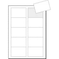 Sigel Visitenkarten 3C 85 x 55 mm 225 g/m² Helles Weiß 120 Stück