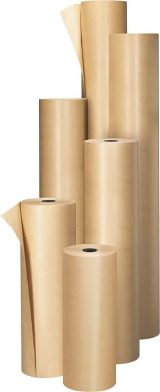 Papier d’emballage RAJA 1000 mm (l) x 107 m (L) 70 g/m² Brun Recyclé 100%