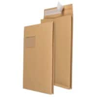 Enveloppes Viking C4 Bande adhésive Brun 229 (l) x 324 (H) mm Avec Fenêtre 125 g/m² 100 Unités