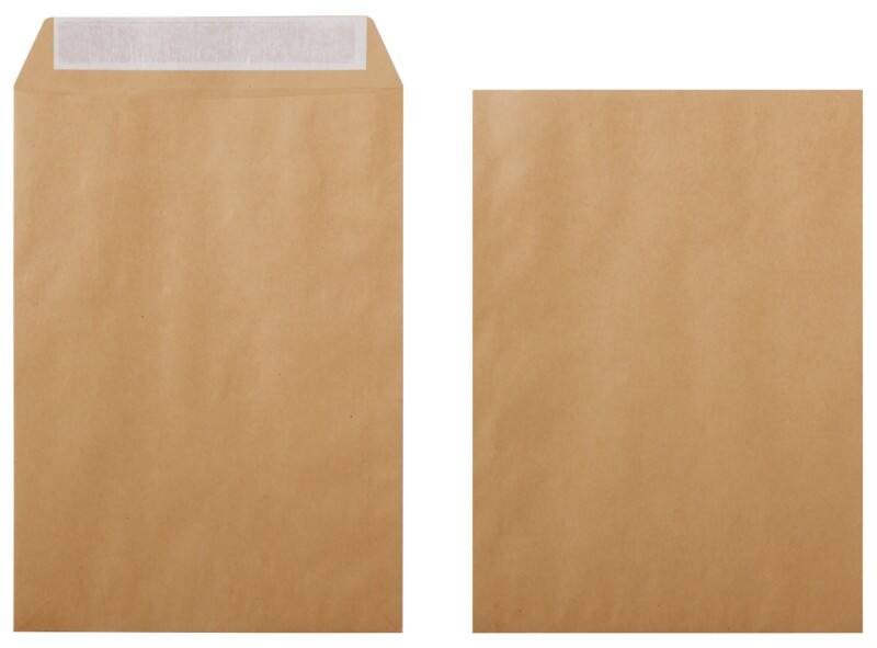 Enveloppes Viking Sans fenêtre B4 Bande adhésive Brun 120 g/m2 353 (l) x 250 (h) mm 250 Unités