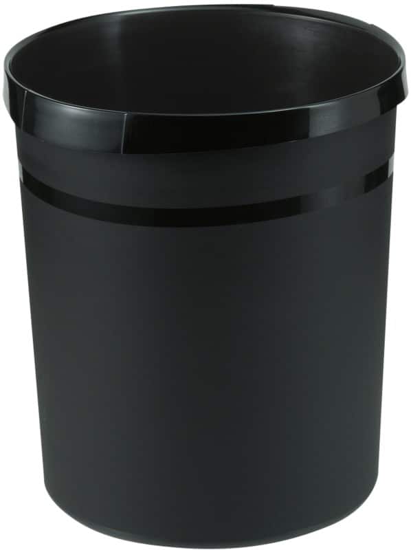 Corbeille à papier HAN GRIP 18198-13 PP (Polypropylène) Noir 312 mm x 312 mm x 345 mm