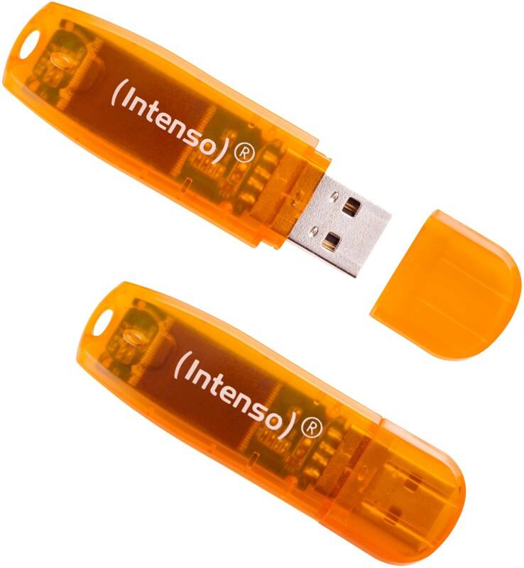 Clé USB Intenso 3502492 64 Go Orange 2 Unités