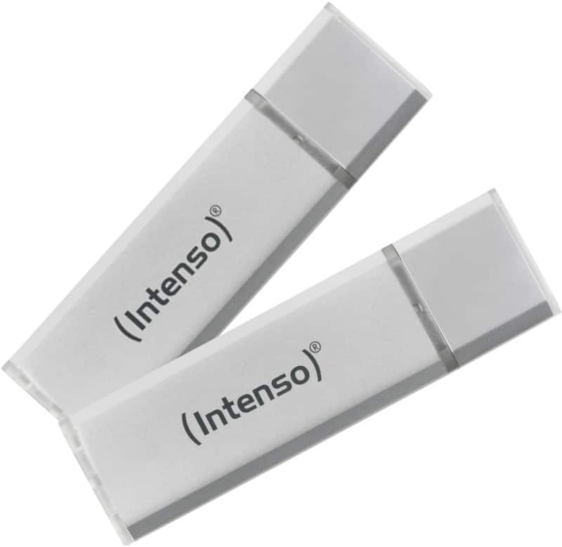 INTENSO USB-Stick 3531482 Silber 64 GB 2 Stück