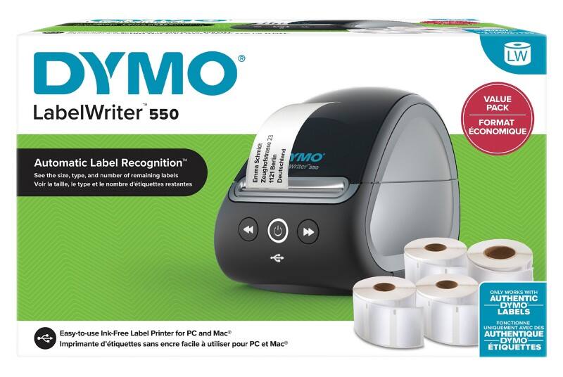 DYMO Etikettendrucker Labelwriter 550 5 Stück