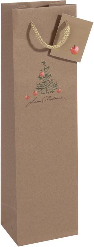 Sigel Geschenktasche GT042 Braun 10 x 8 x 35 cm 5 Stück