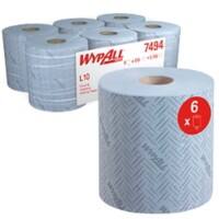 WYPALL L10 General Clean 100% Recycelt Wischtücher Zentralentnahme Blau 1-lagig 0.585 m 7494 6 Rollen à 630 Blatt