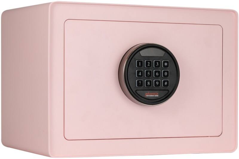 Phoenix Sicherheits-Safe DREAM1P Pastellrosa 350 (B) x 250 (T) x 250 (H) mm