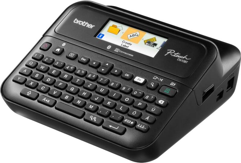 Imprimante d’étiquettes Brother PTD610BTVPRG1 QWERTY Noir