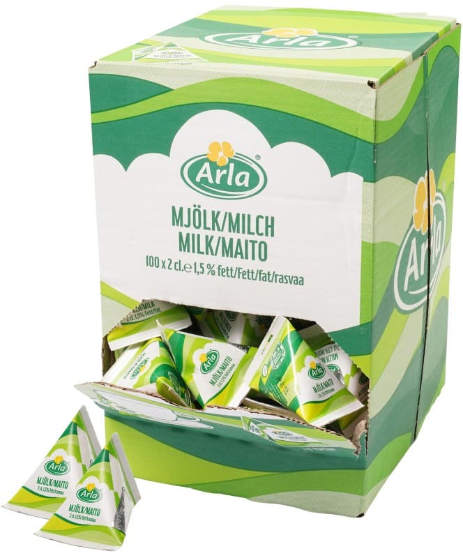 Lait pour café Arla 1.5 % 100 Unités