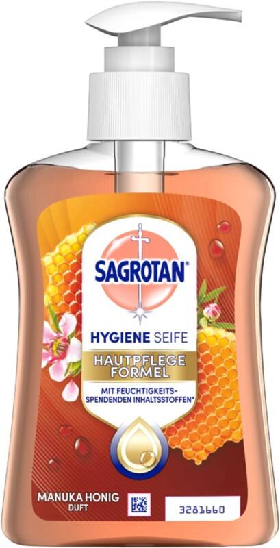 Sagrotan Handseife 3226523 Flüssig Mandelblüte Manuka Honig