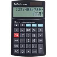 Maul Business Pro Tischrechner 24 -stelliges Display Schwarz Solar, Batterie MTL 600