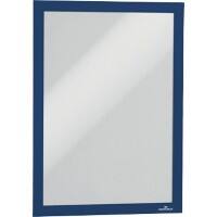 Cadre d'affichage DURABLE Duraframe A4 Adhésif Bleu foncé Adhésif PVC (Polychlorure de vinyle) 488207 23,6 (L) x 0,3 (P) x 32,3 (H) cm 10 Unités