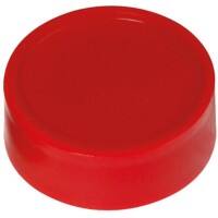 Maul Magnet Industrial Magnete Rot 2 kg Tragfähigkeit 34 mm 10 Stück