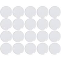 Aimants pour tableau blanc Maul MAULPro Rond Blanc 0.3 kg Capacité de charge 20 mm 20 Unités