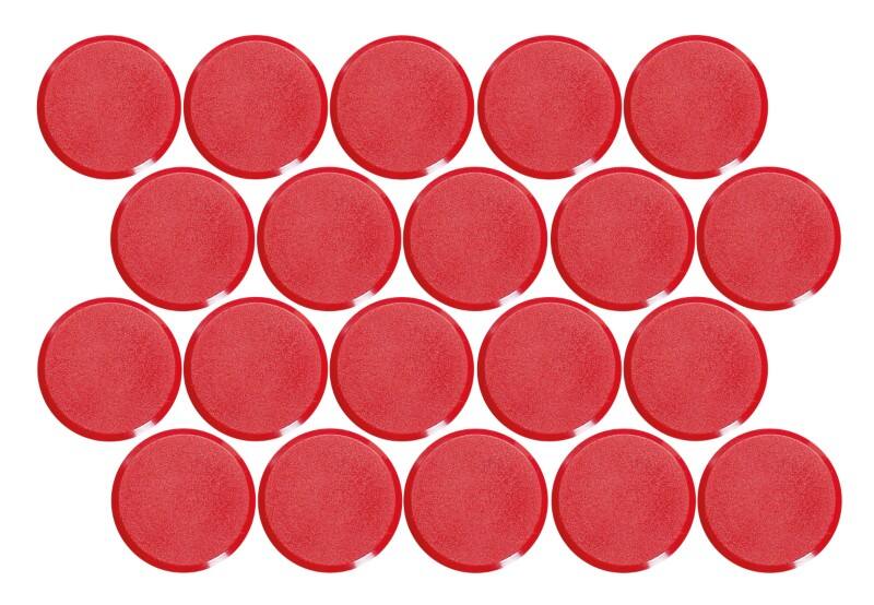 Maul MAULpro Rund Whiteboard-Magnete Rot 0.6 kg Tragfähigkeit 29 mm 20 Stück