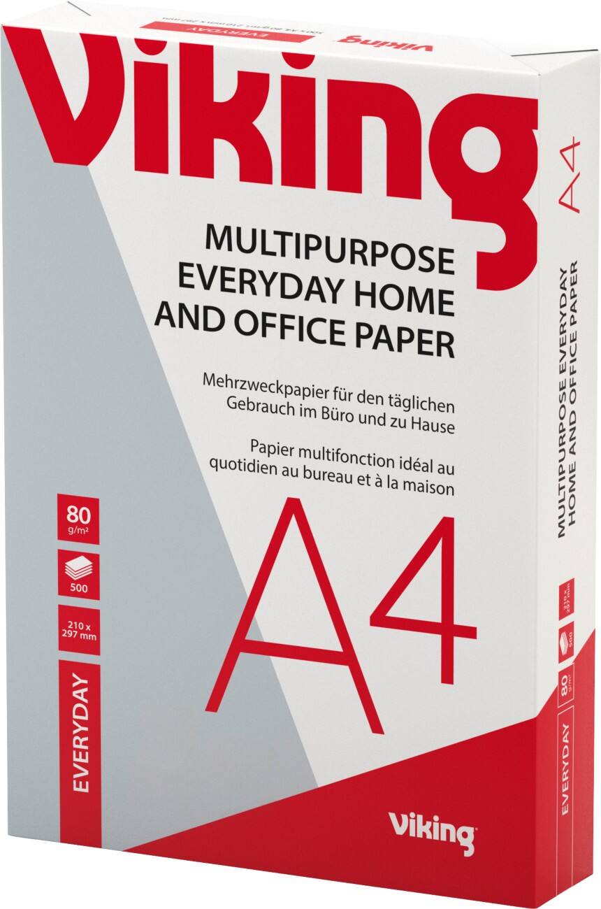 Viking Everyday A4 Druckerpapier 80 g/m² Glatt Weiss 500 Blatt