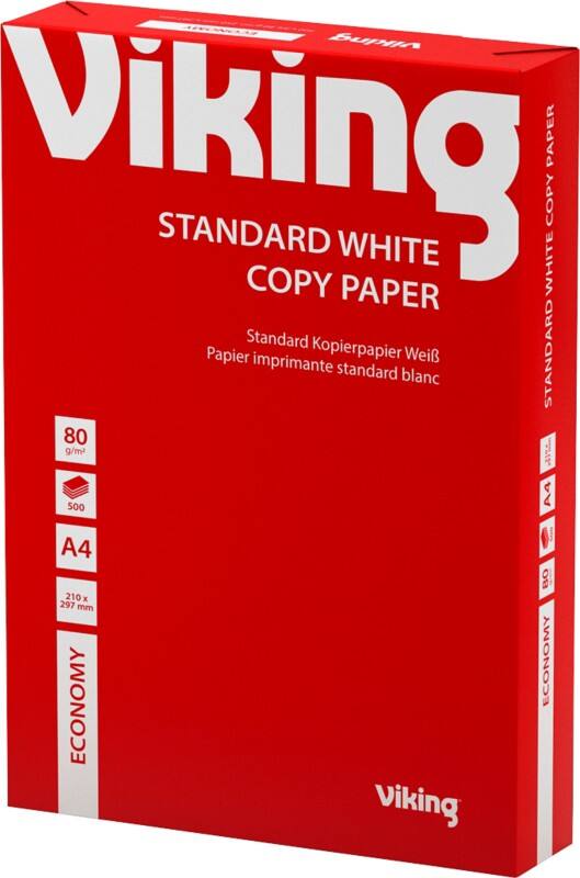 Viking Economy A4 Druckerpapier 80 g/m² Weiss 146 CIE 500 Blatt