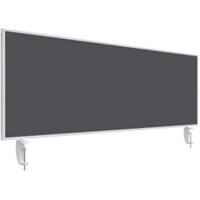 magnetoplan VarioPin  Tischpartition Aluminium, Filz Grau 1.600 x 55 x 500 mm
