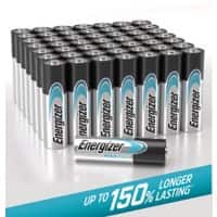 Piles Energizer Max Plus Alkaline AA LR6 Alcaline 1,5 V 50 unités