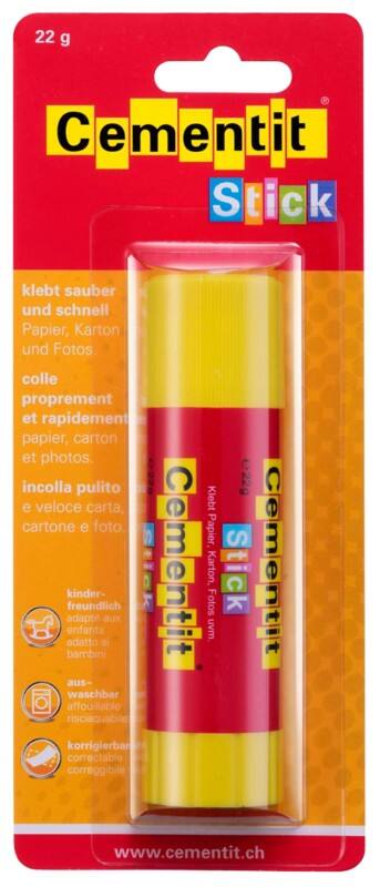 Bâton de colle Kolma Cementit Transparent 22 g