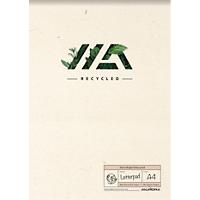 AURORA Shine Bright & Recycled Notizbuch A4 Liniert Doppeldraht Natural Fibres Softcover Creme Perforiert 100 Seiten