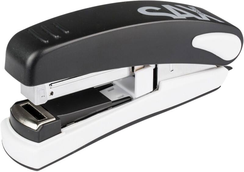 SAX Flachheftgerät 539 Vollstreifen 24/6 Schwarz 30 Blatt Metall