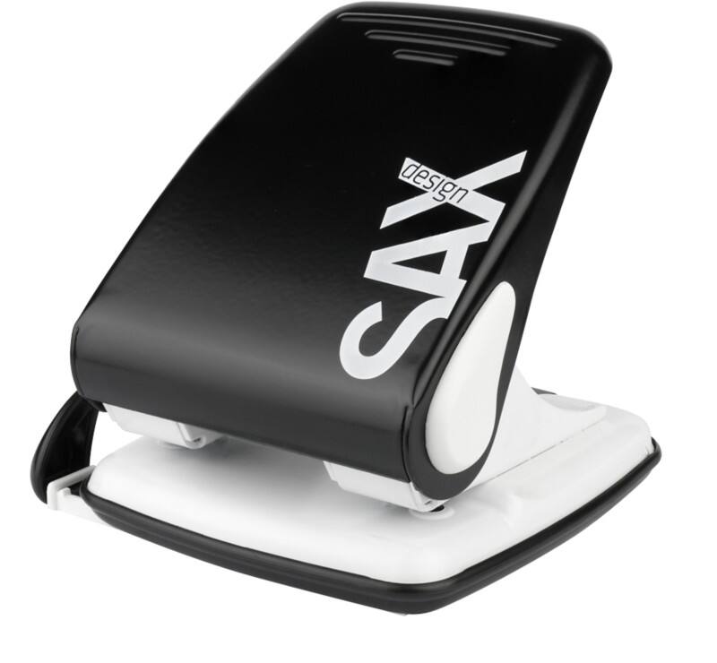 SAX 518 2 Löcher Locher Metall 40 Blatt 518 Schwarz A4