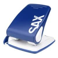 SAX Locher 2-fach Metall 40 Blatt 518 Blau A4, A5, A6