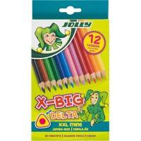 Crayons de couleur Jolly 12 unités