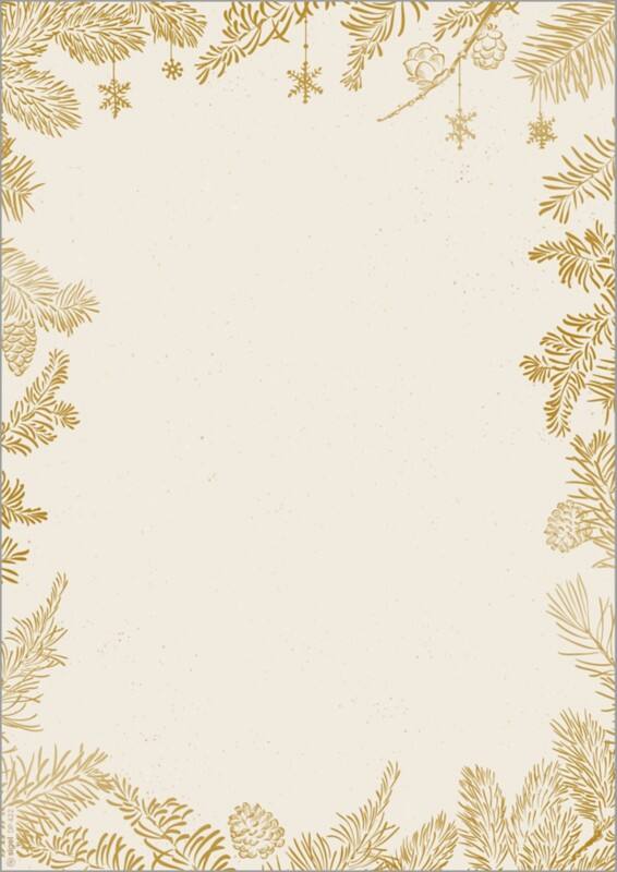 Papier à lettre Sigel Golden Christmas A4 Doré 90 g/m² 100 Unités