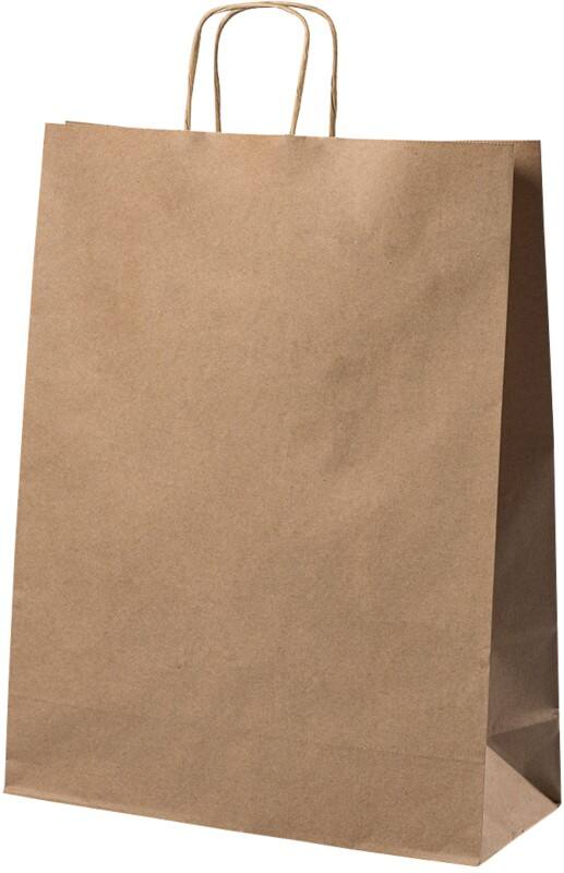 Sac en papier Poignée torsadée 320 x 120 x 410 mm 15,7 L Brun 200 unités