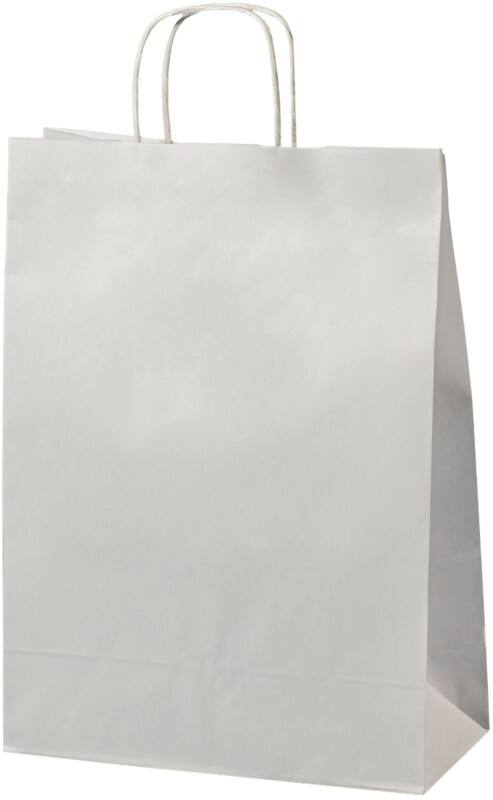 Sac en papier Poignée torsadée 240 x 110 x 330 mm 8,7 L Blanc 250 unités