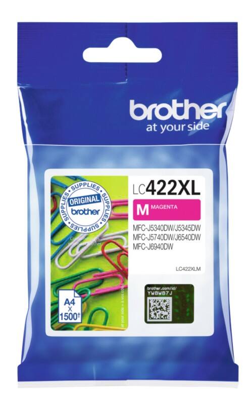 Brother LC422XL M Original Tintenkartusche Magenta