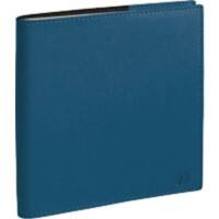 Quo Vadis Buchkalender 2023 16 x 16 cm 2 Seiten pro Woche Papier Stahlblau Deutsch